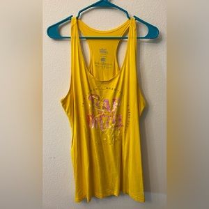 Raw Threads “Rapunzel” yellow Racerback tank. Woman’s Size XXL.